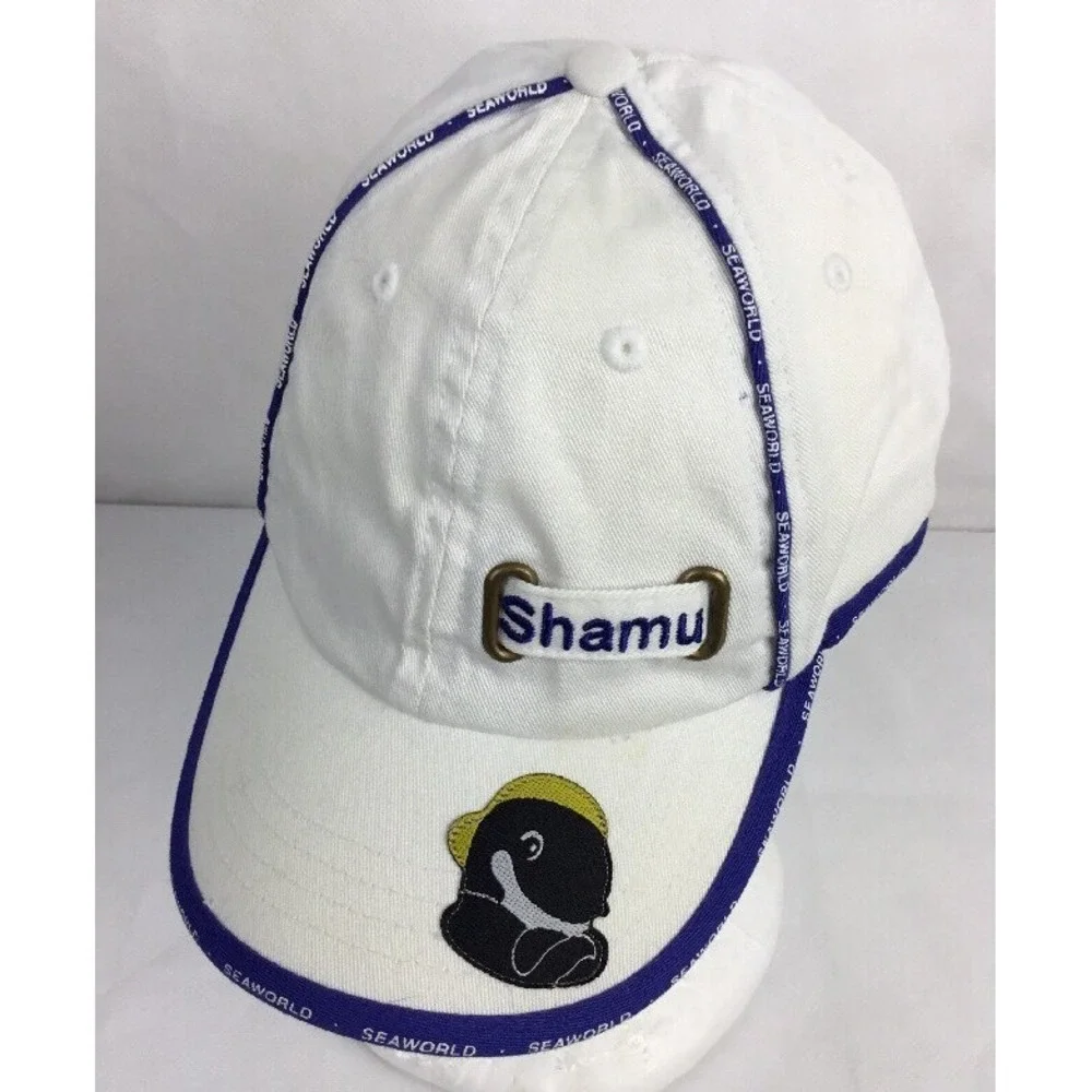 SeaWorld Shamu Hat Baseball Cap Embroidered Whale Toddler Kids‎ Parks Exclusive